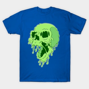 Melty Skull - GREEN T-Shirt